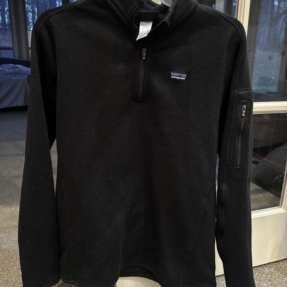 Patagonia Jackets & Blazers - Patagonia‎ Better Sweater Jacket Fleece Women's Large 1/4 Zip Black